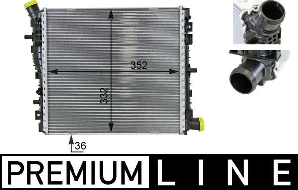 Mahle CR 78 000P Engine Radiator