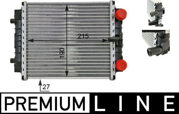 Mahle CR 80 000P Engine Radiator
