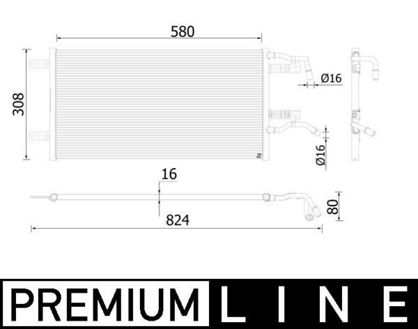 Mahle CR 935 000P Engine Radiator