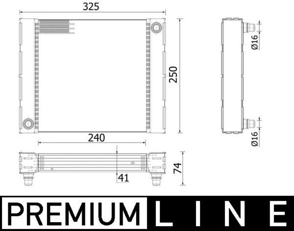 Mahle CR 940 000P Engine Radiator