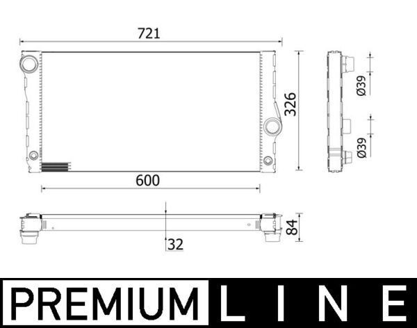Mahle CR 956 000P Engine Radiator