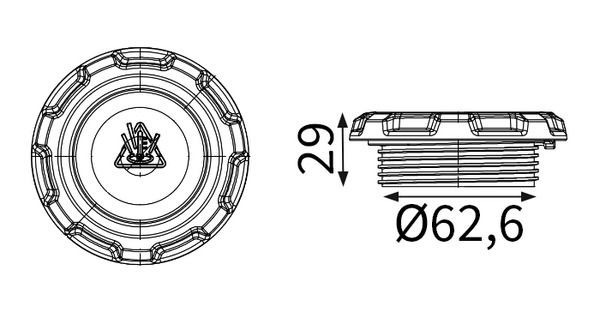 Mahle CRB 146 000S Radiator Cap