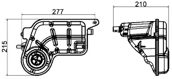 Mahle CRT 20 000S Coolant Expansion Tank