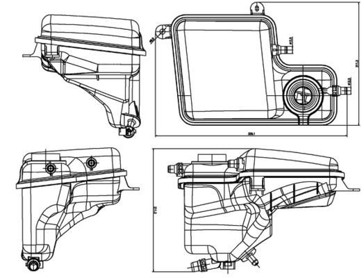Mahle CRT 203 000S Coolant Expansion Tank