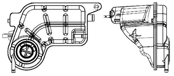 Mahle CRT 81 001S Coolant Expansion Tank