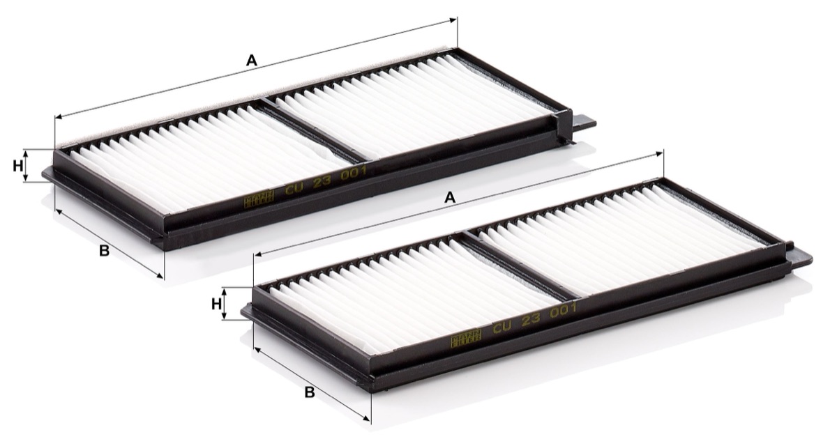 Mann-Filter CU 23 001-2 Pollen Filter