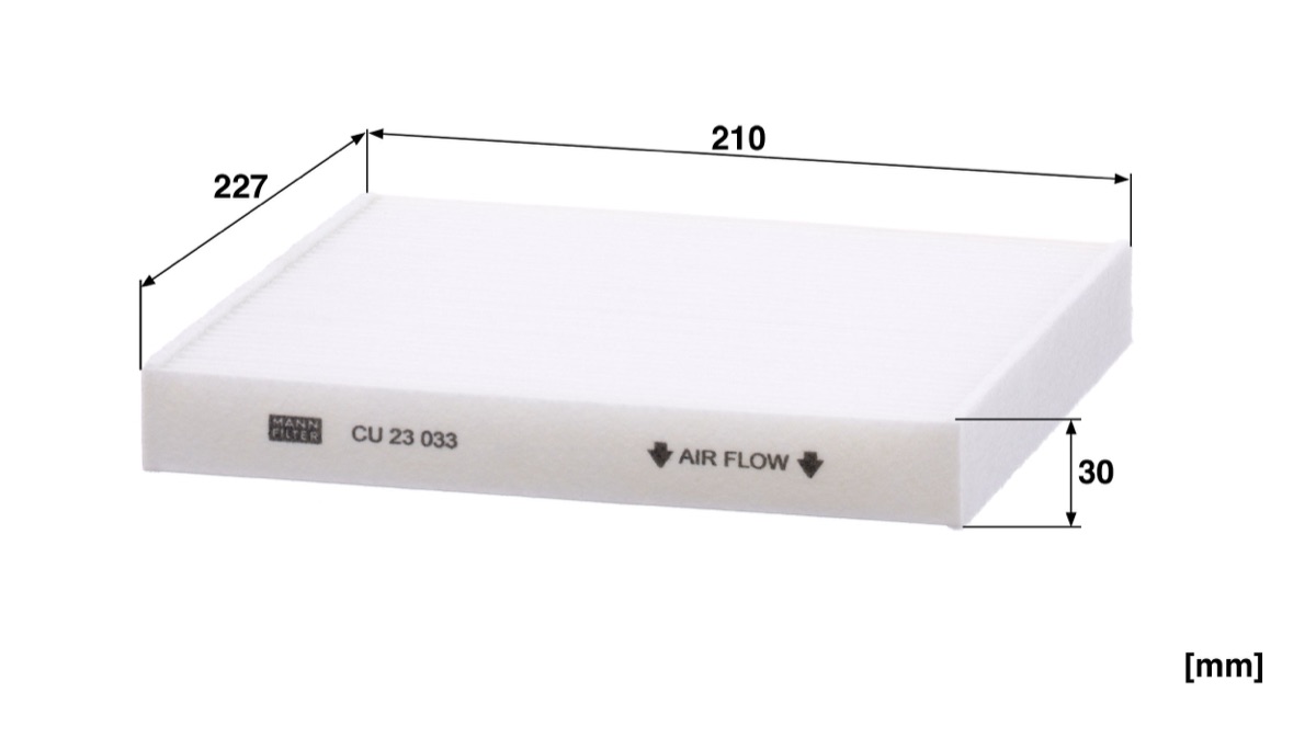 Mann-Filter CU 23 033 Pollen Filter