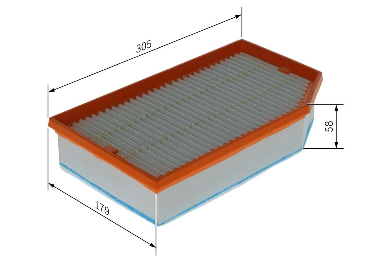 Bosch F 026 400 837 Air Filter