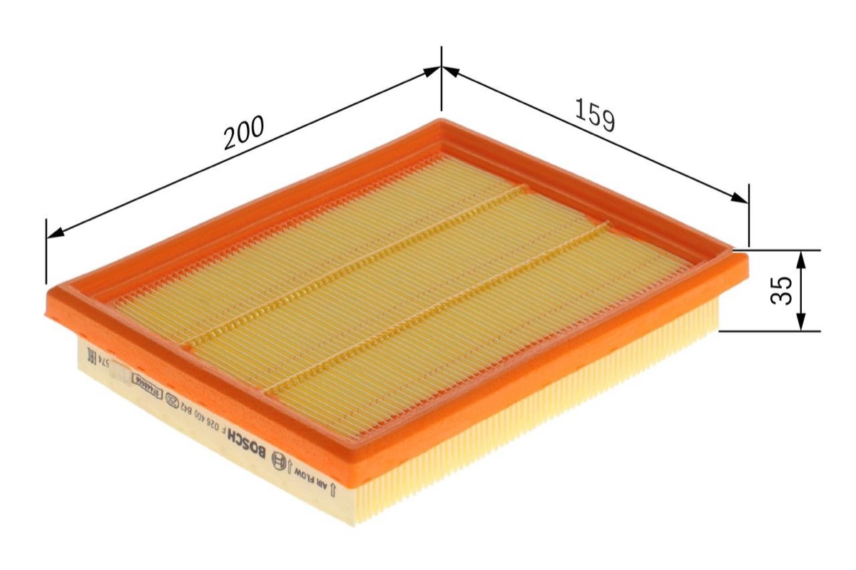 Bosch F 026 400 842 Air Filter