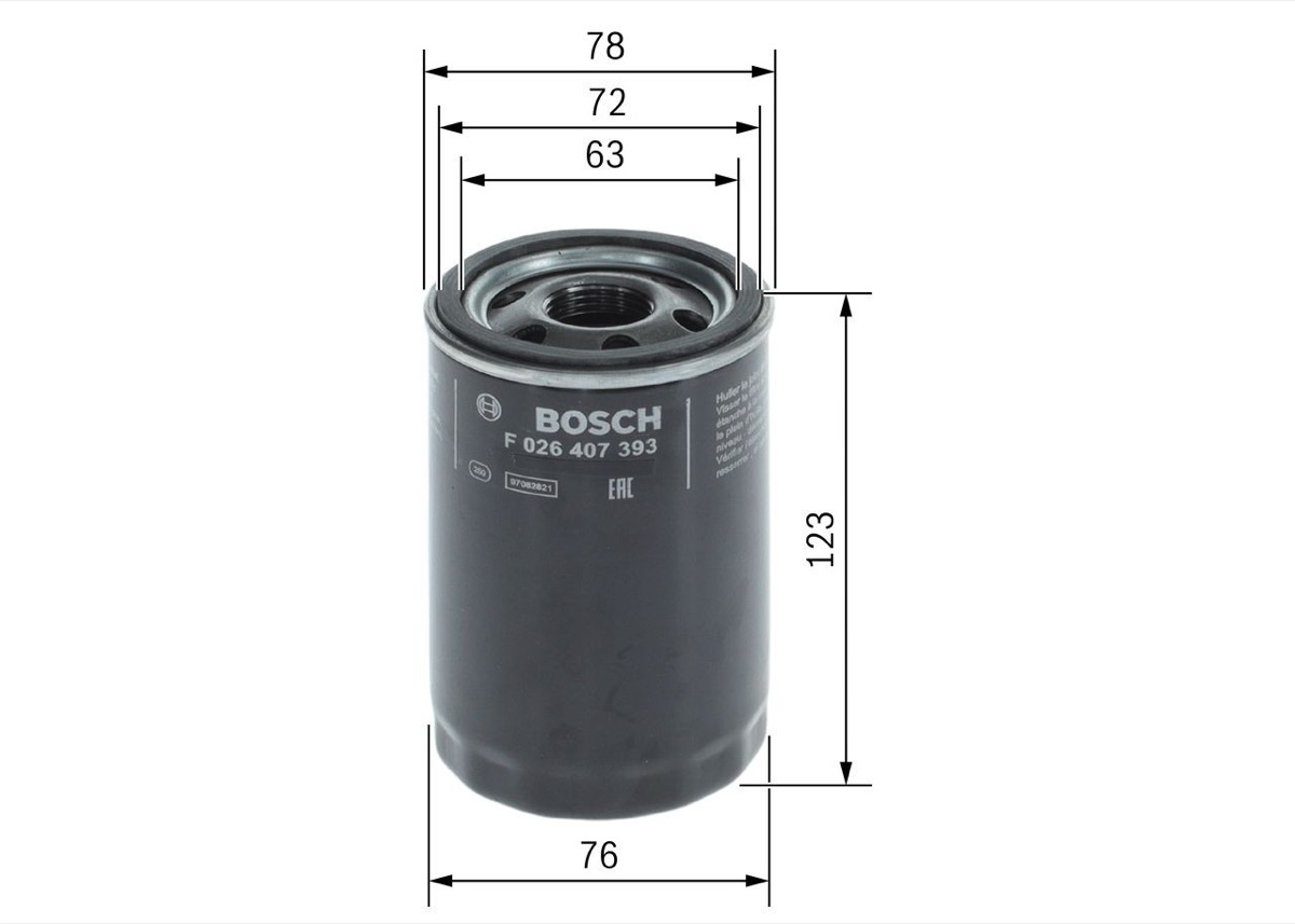 Bosch F 026 407 393 Oil Filter