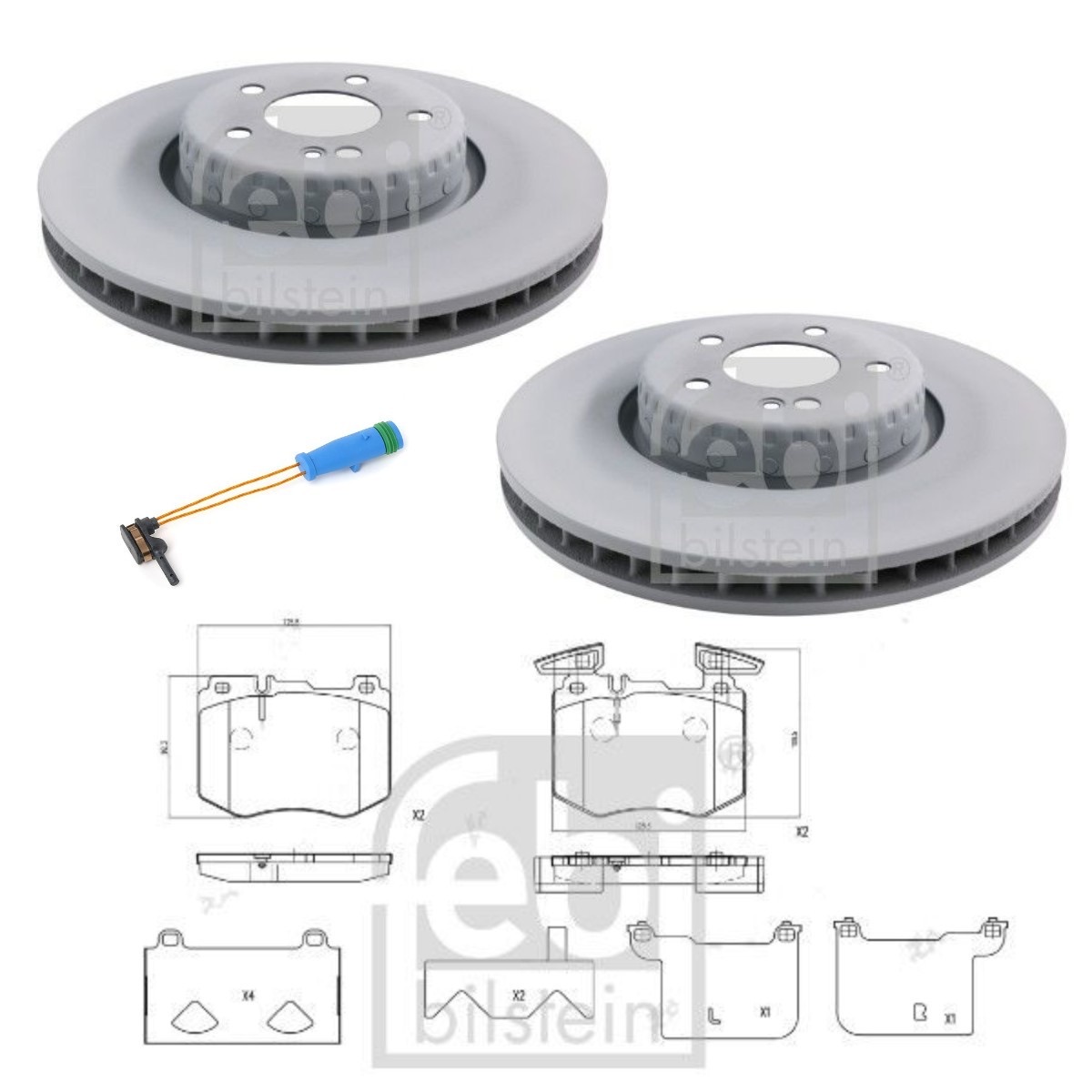 Febi Bilstein FBL3405N0301 Brake Discs and Pads Set