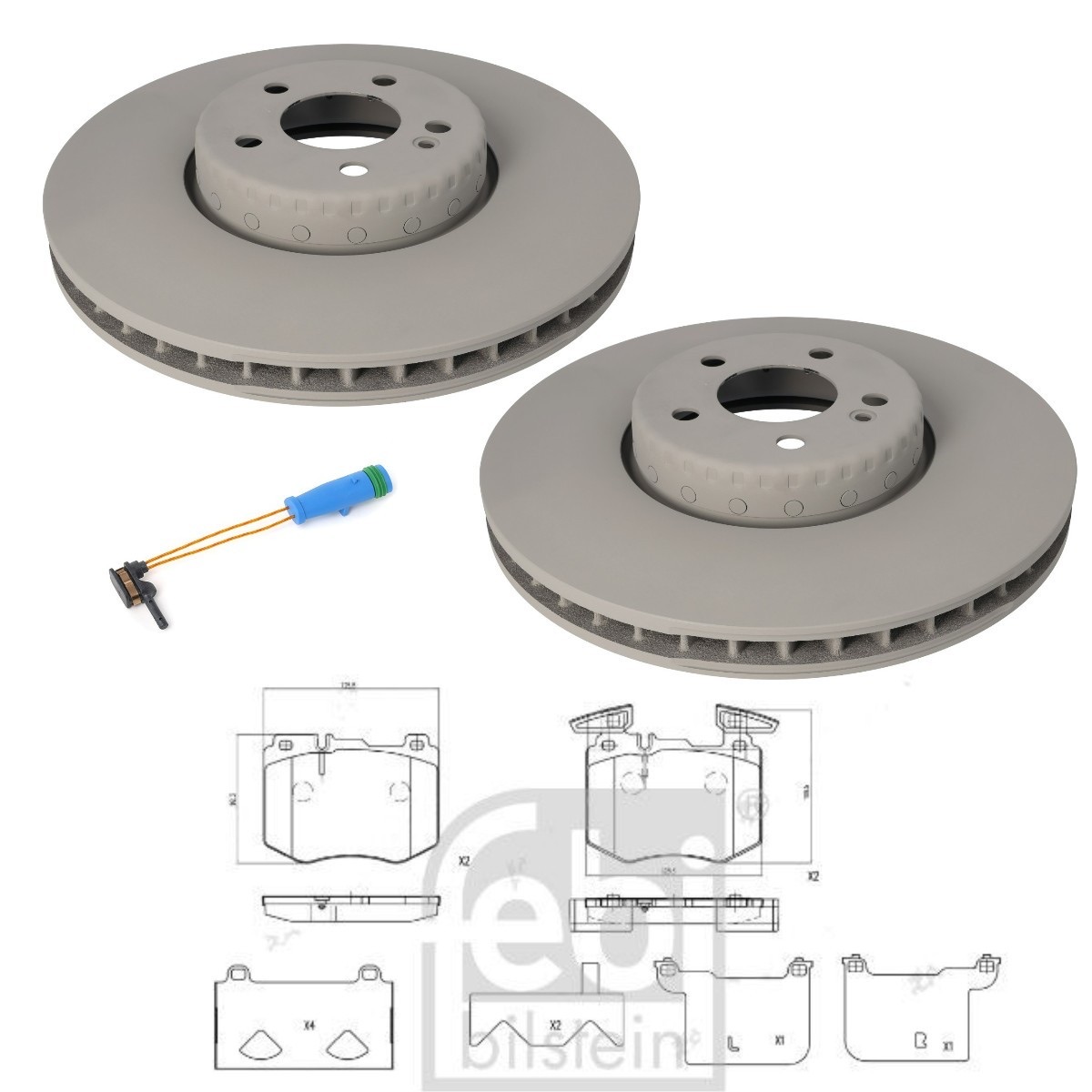 Febi Bilstein FBL3405N0308 Brake Discs and Pads Set