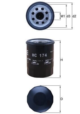 Mahle HC 174 Automatic Transmission Filter