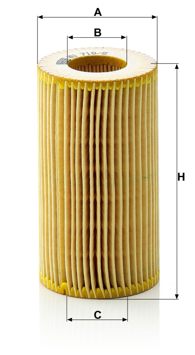 Mann-Filter HU 718/6 x Oil Filter