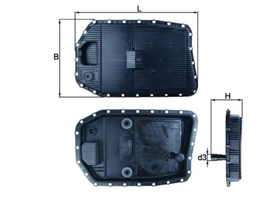 Mahle HX 154 Automatic Transmission Oil Pan