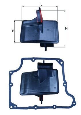 Mahle HX 166D Automatic Transmission Filter Kit