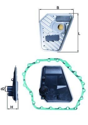 Mahle HX 168D Automatic Transmission Filter Kit