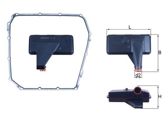 Mahle HX 185D Automatic Transmission Filter Kit