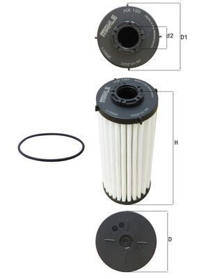 Mahle HX 190D Automatic Transmission Filter