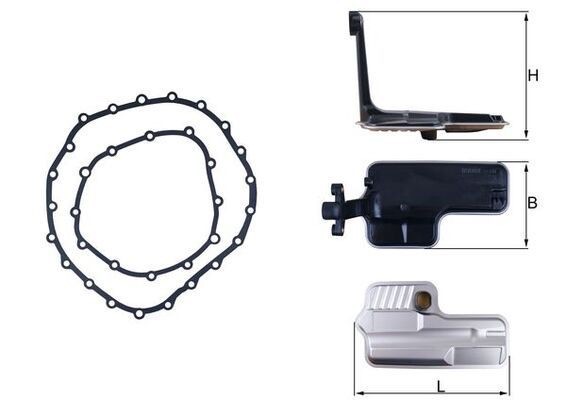 Mahle HX 192D Automatic Transmission Filter Kit
