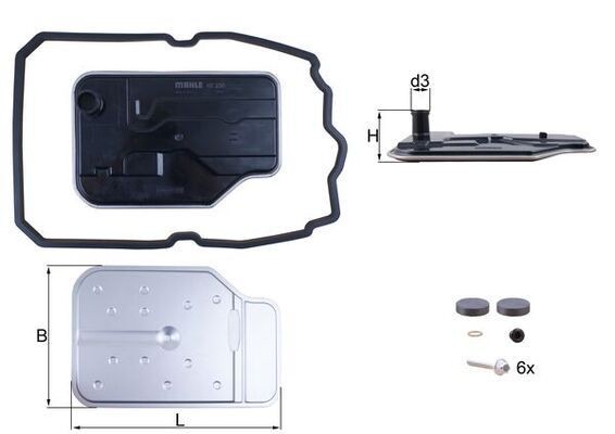 Mahle HX 230KIT Automatic Transmission Filter