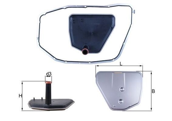 Mahle HX 235D1 Automatic Transmission Filter