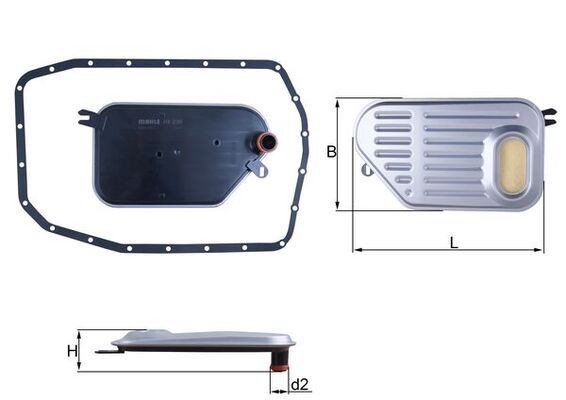 Mahle HX 239D Automatic Transmission Filter Kit