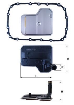 Mahle HX 240D Automatic Transmission Filter