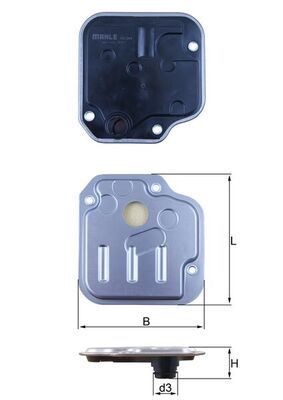 Mahle HX 244 Automatic Transmission Filter