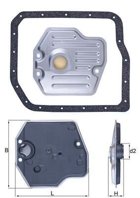 Mahle HX 245D Automatic Transmission Filter Kit