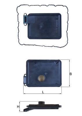 Mahle HX 254D Automatic Transmission Filter Kit