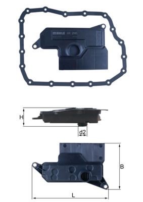 Mahle HX 266D Automatic Transmission Filter