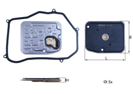 Mahle HX 272D Automatic Transmission Filter