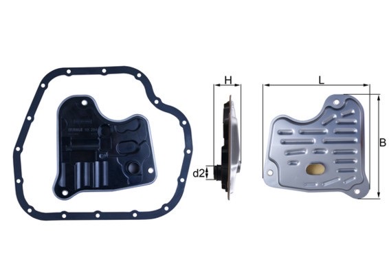 Mahle HX 284D Automatic Transmission Filter Kit