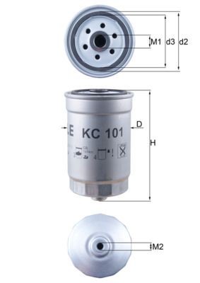 Mahle KC 101 Fuel Filter