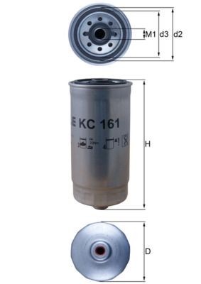 Mahle KC 161 Fuel Filter
