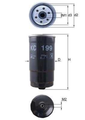 Mahle KC 199 Fuel Filter