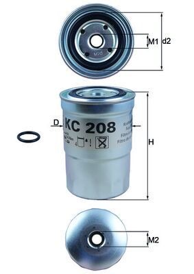 Mahle KC 208 Fuel Filter