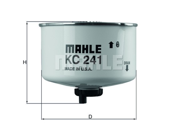 Mahle KC 241D Fuel Filter