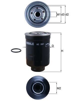 Mahle KC 261D Fuel Filter