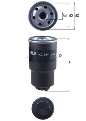 Mahle KC 584 Fuel Filter