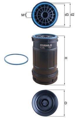 Mahle KC 699D Fuel Filter