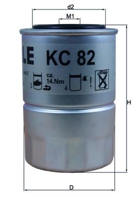Mahle KC 82D Fuel Filter