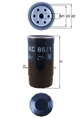 Mahle KC 85/1 Fuel Filter