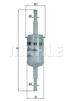 Mahle KL 15 Fuel Filter