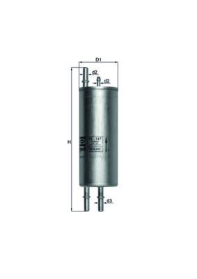 Mahle KL 167 Fuel Filter
