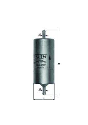 Mahle KL 194 Fuel Filter