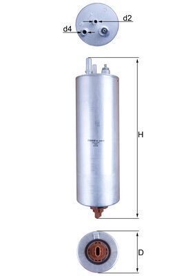 Mahle KL 229/12 Fuel Filter