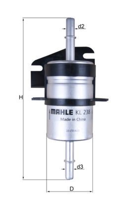 Mahle KL 238 Fuel Filter