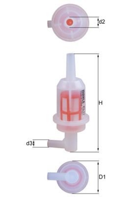 Mahle KL 33 Fuel Filter
